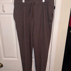 Men’s brown textured joggers